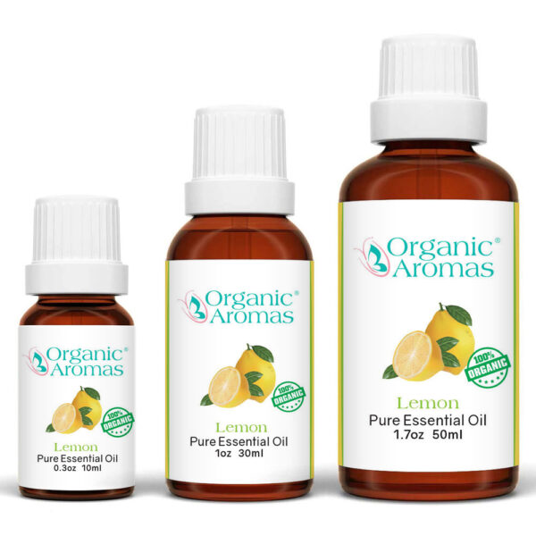 Cytrynowy olejek eteryczny 10ml, 30ml, 50ml Organic Aromas